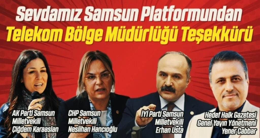 Sevdamız Samsun Platformundan Telekom Bölge Müdürlüğü Teşekkürü