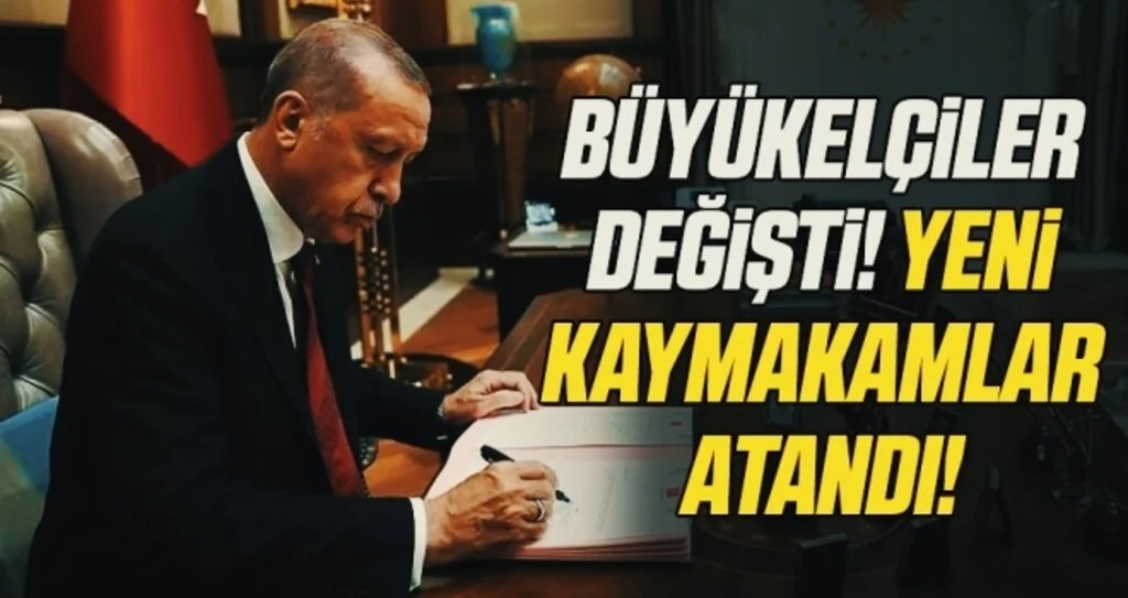 Son Dakika: Cumhurbaşkanı Erdoğan imzaladı! Atama kararları Resmi Gazete'de
