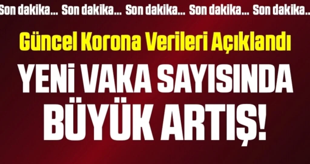 Son dakika… Güncel corona virüsü verileri açıklandı! İşte 23 Mart tablosu