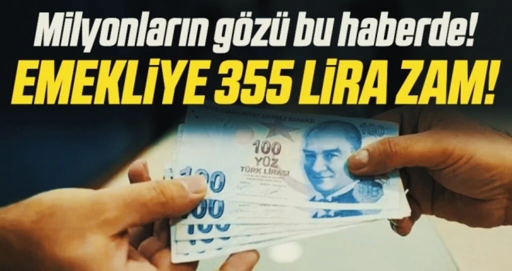 Son dakika haberi: Emekliye 355 TL zam! İntibak yasası bekleniyor!