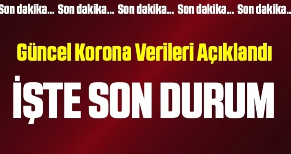 Son dakika… Sağlık Bakanlığı güncel corona virüsü verilerini açıkladı! İşte 14 Mart tablosu