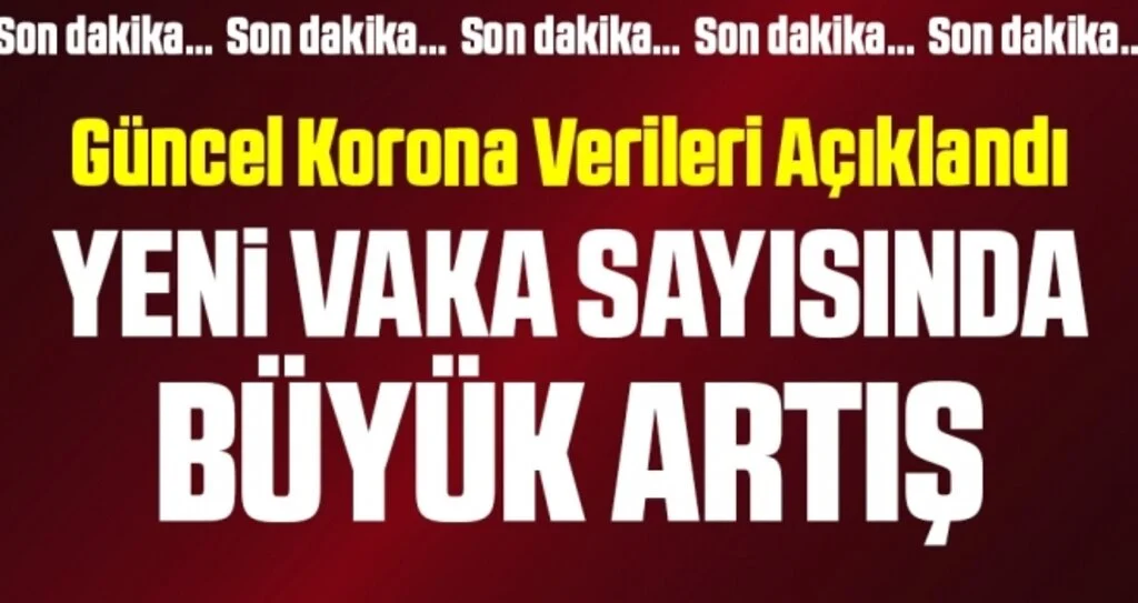 Son dakika… Sağlık Bakanlığı güncel corona virüsü verilerini açıkladı! İşte 16 Mart tablosu