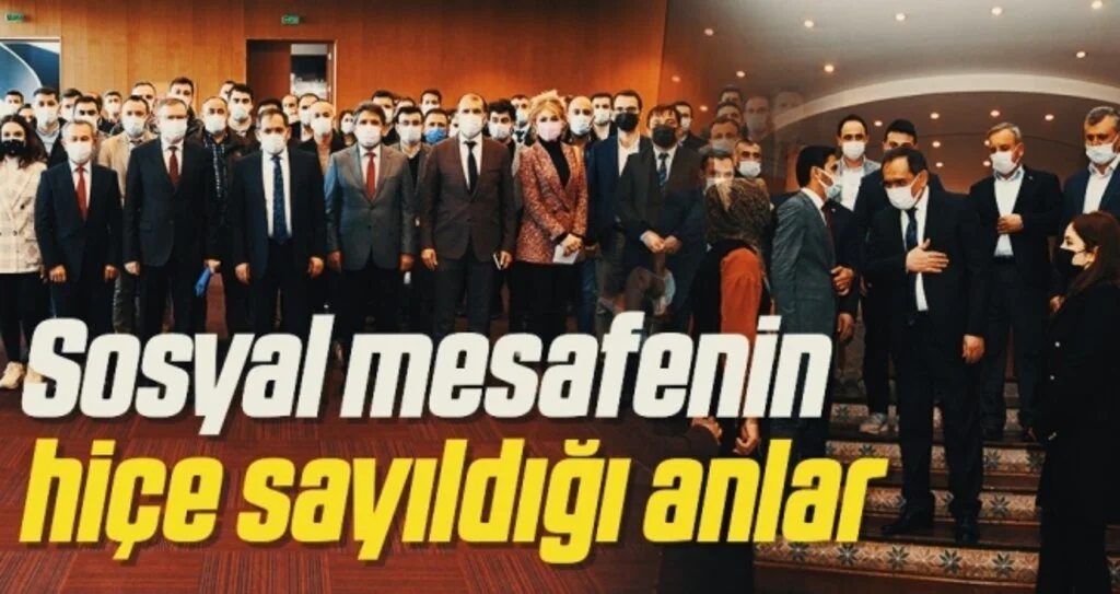 Sosyal mesafenin hiçe sayıldığı anlar 