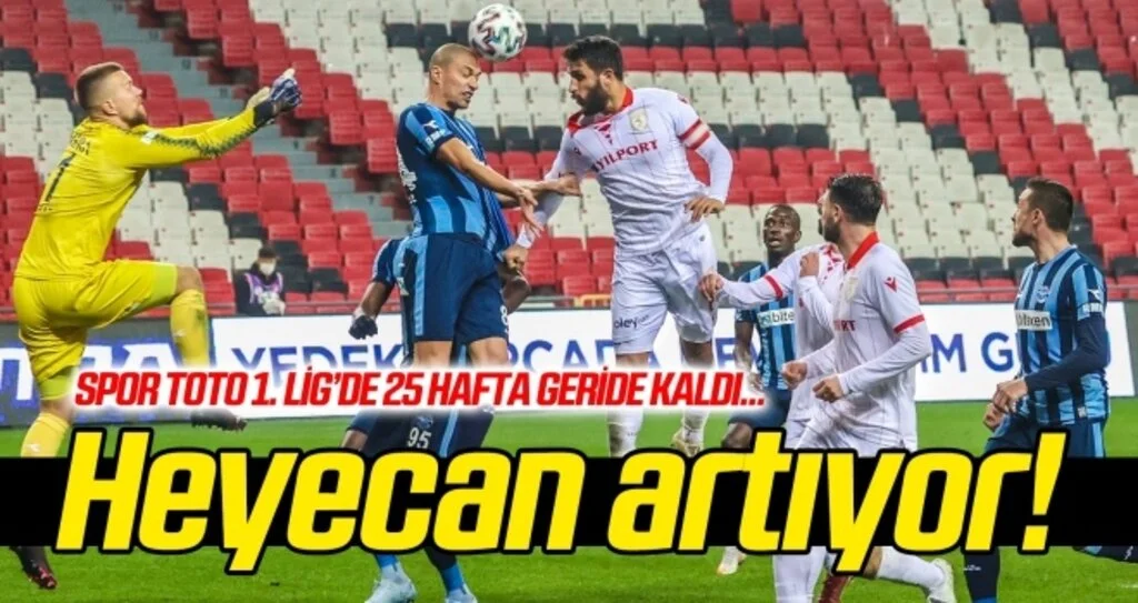Spor Toto 1. Lig'de heyecan artıyor!