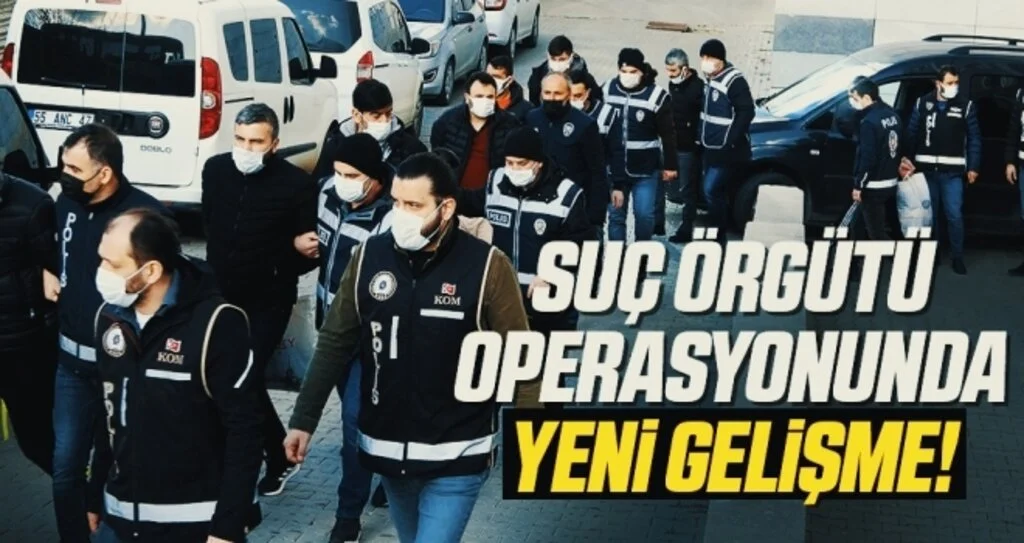 Suç örgütü operasyonu: Emniyet müdür yardımcısının da bulunduğu 13 kişi adliyede