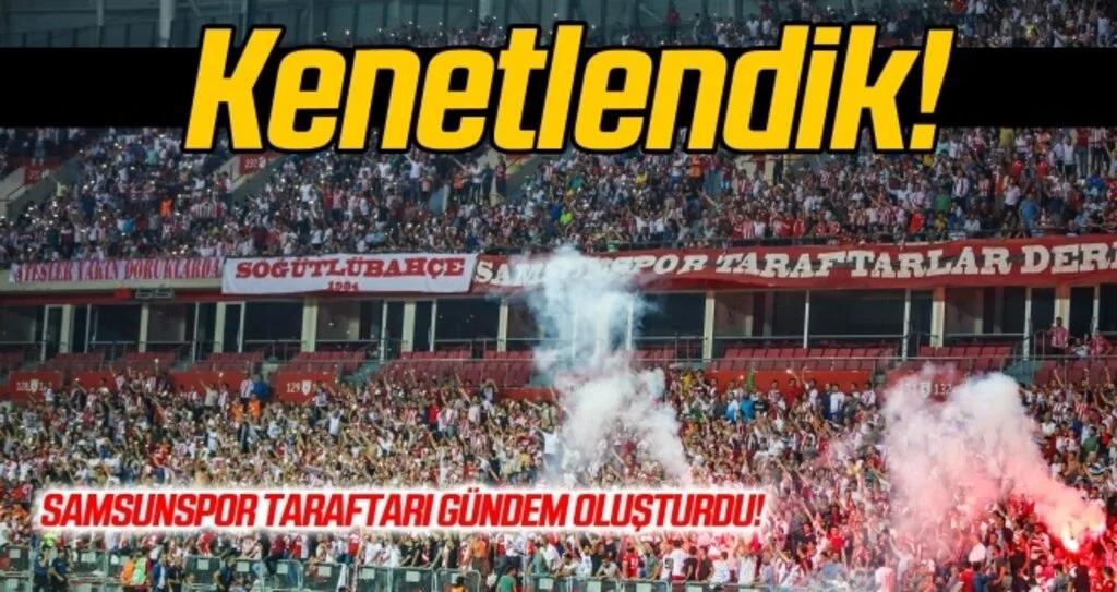 Taraftar Twitter'da gündem oluşturdu! #KenetlenSamsunspor