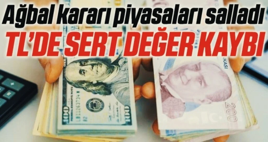 Türk Lirası’nda sert değer kaybı
