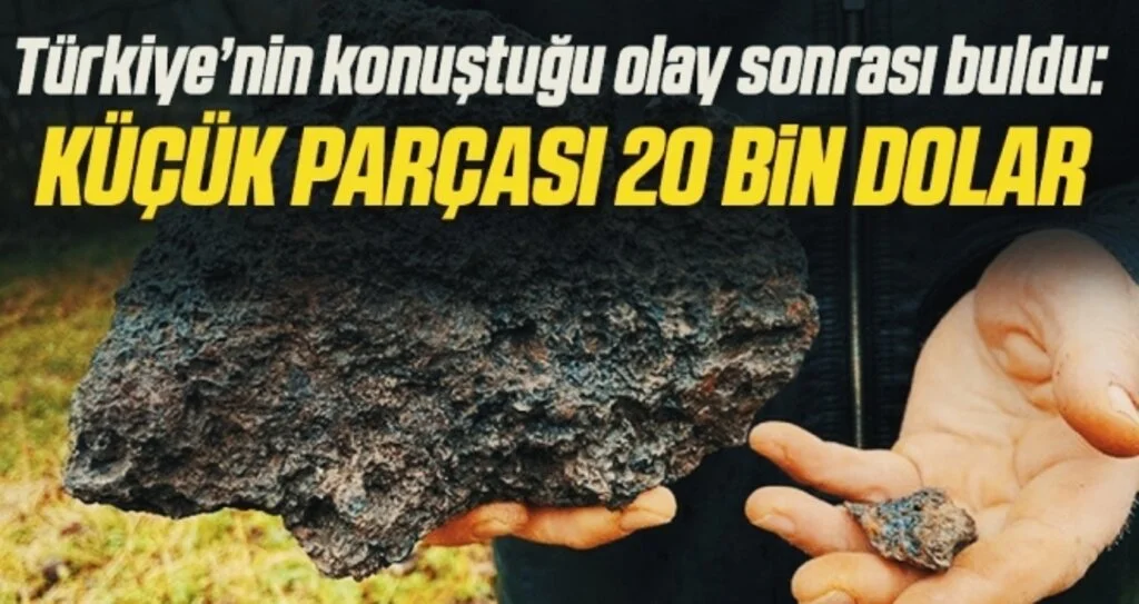 Türkiye’nin konuştuğu olay sonrası buldu: Küçük Parçası 20 Bin Dolar