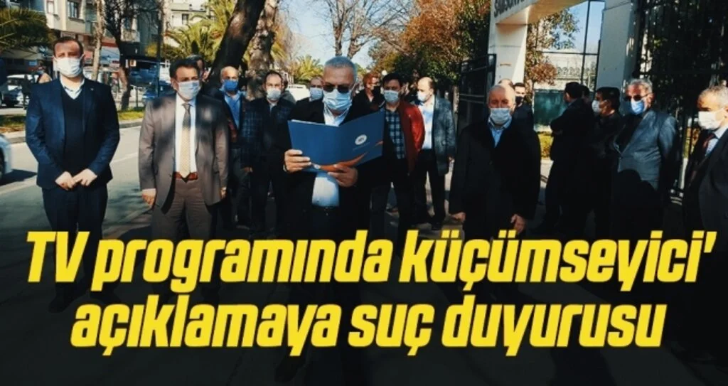 TV programında zabıt katiplerine 'küçümseyici' açıklamaya suç duyurusu