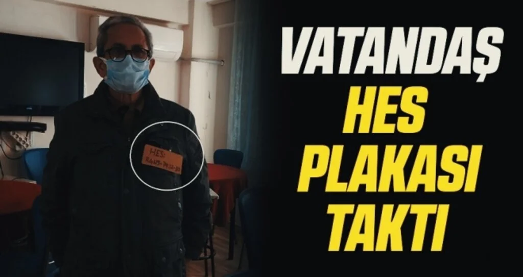 Vatandaş HES plakası taktı 