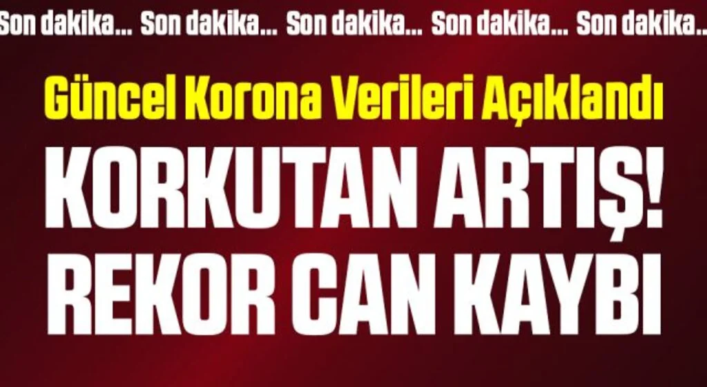 20 Nisan corona virüsü verileri açıklandı