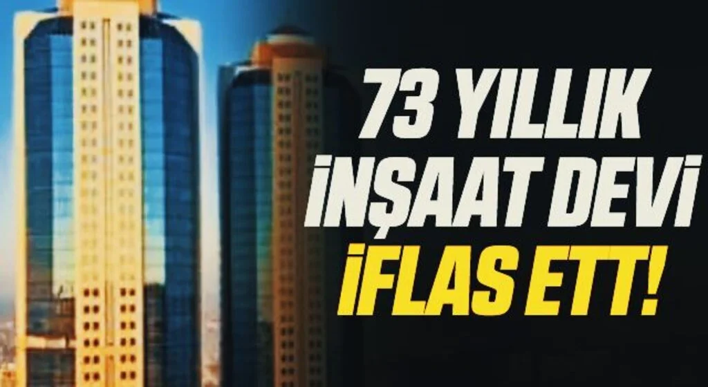 73 yıllık inşaat devi Garanti Koza iflas etti!