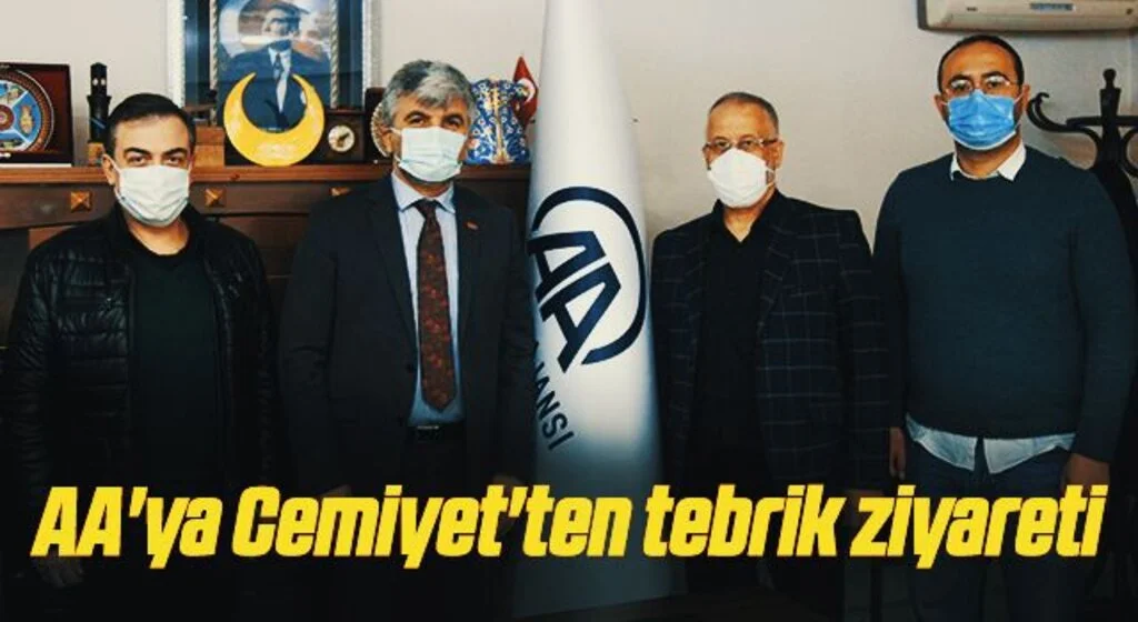 AA'ya Cemiyet'ten tebrik ziyareti