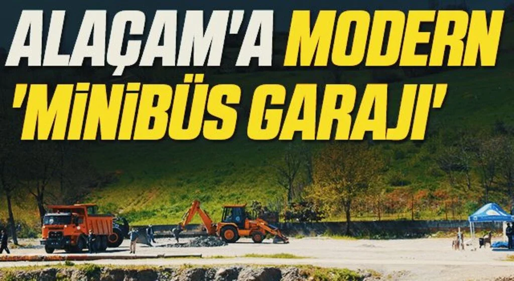 Alaçam'a modern 'minibüs garajı'