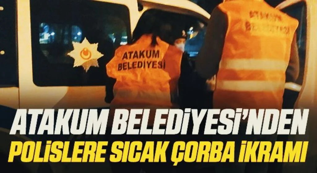 Atakum Belediyesi’nden polislere sıcak çorba ikramı