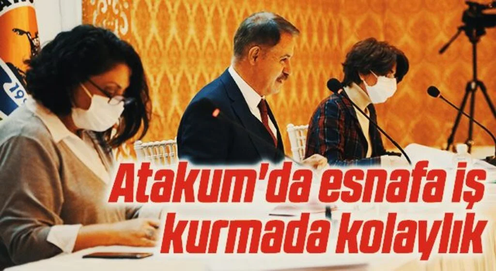 Atakum'da esnafa iş kurmada kolaylık