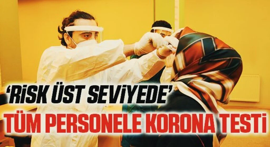 Atakum'da tüm personele test