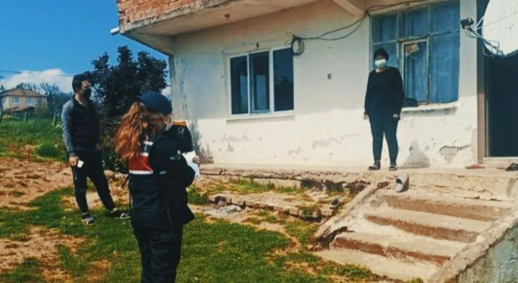 Bafra'da jandarma denetimleri