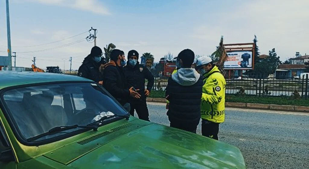 Bafra'ya giriş çıkışlar kontrol altında