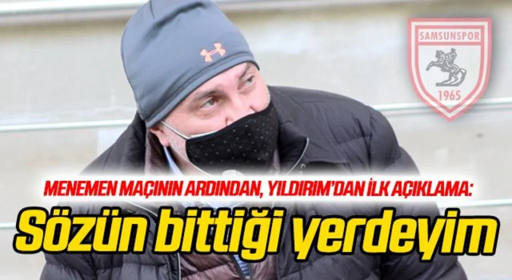 Başkan Yıldırım: Sözün bittiği yerdeyim...
