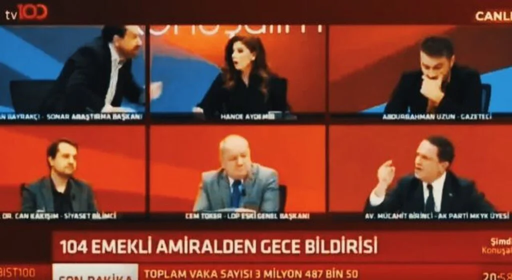 Canlı yayında Hakan Bayrakçı ile Mücahit Bilici arasında 'bildiri' tartışması