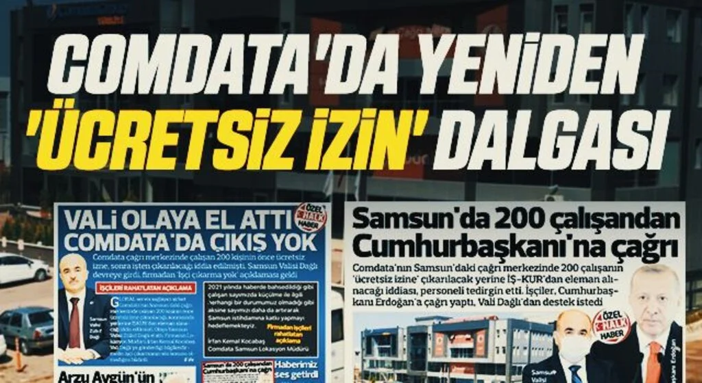 Comdata'da Yeniden 'Ücretsiz İzin' Dalgası