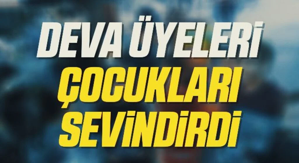 DEVA üyeleri çocukları sevindirdi 