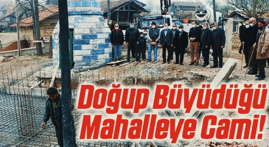 Havza’da cami temeli atıldı