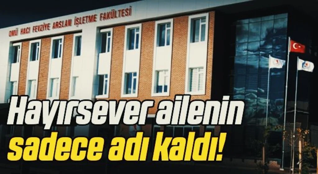 Hayırsever ailenin sadece adı kaldı!