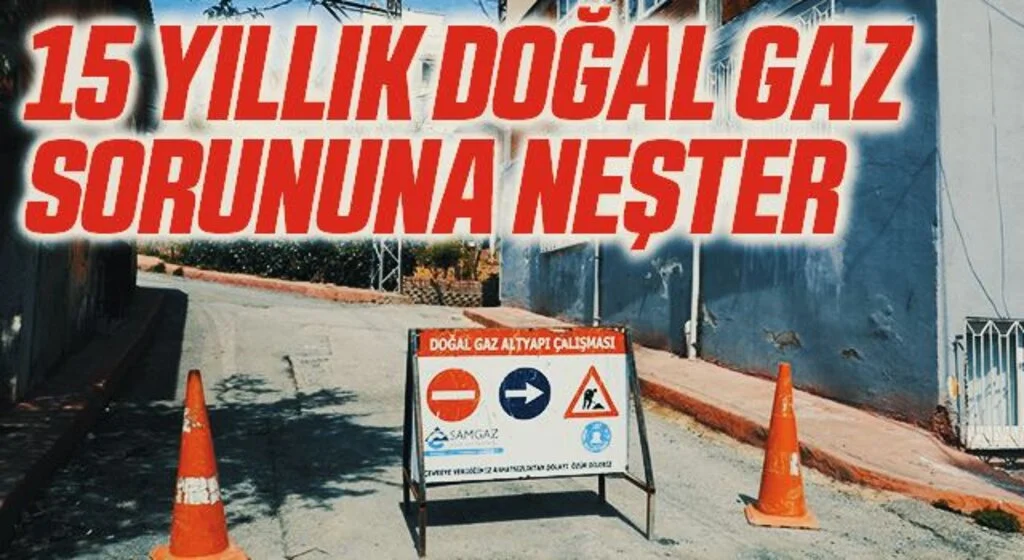 İlkadım Belediyesi’nden 15 yıllık doğal gaz sorununa neşter