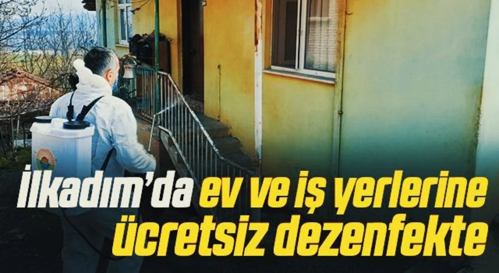 İlkadım’dan virüs tespit edilen ev ve iş yerlerine ücretsiz dezenfekte