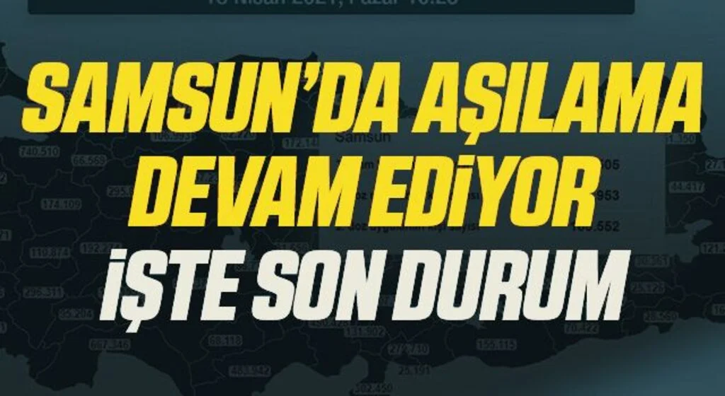 Karadeniz’de 2 milyon 574 bin dozdan fazla aşı yapıldı