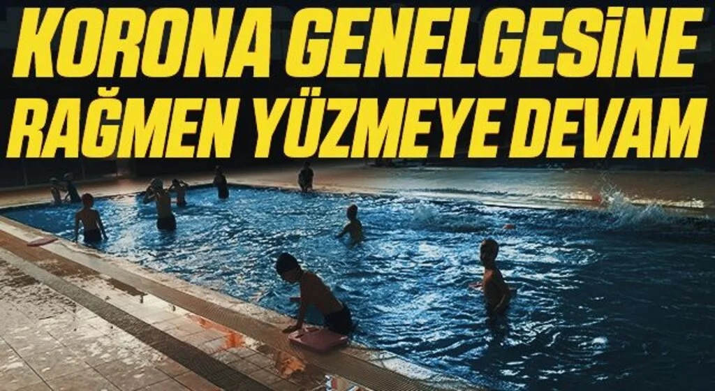 Korona Genelgesine Rağmen Yüzmeye Devam