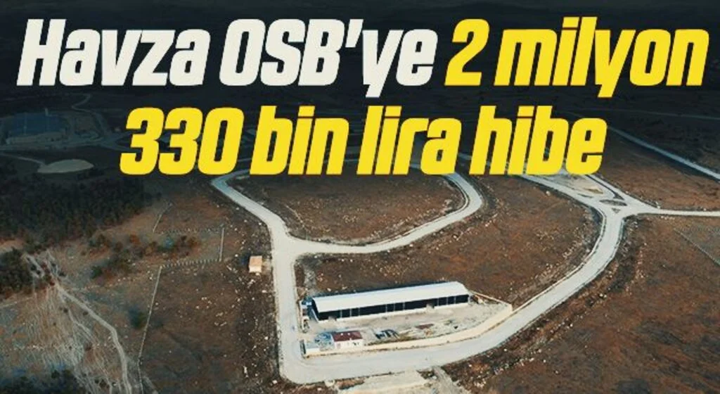 OKA'dan Havza OSB'ye 2 milyon 330 bin lira hibe