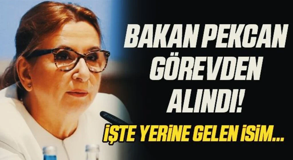 Ruhsar Pekcan görevinden alındı, yeni bakan Mehmet Muş oldu