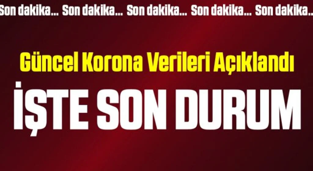 Sağlık Bakanlığı güncel corona virüsü verilerini açıkladı! İşte 25 Nisan tablosu