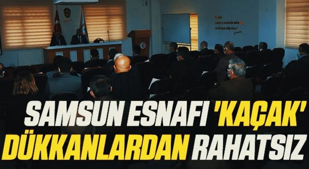 Samsun esnafı 'kaçak' dükkanlardan rahatsız