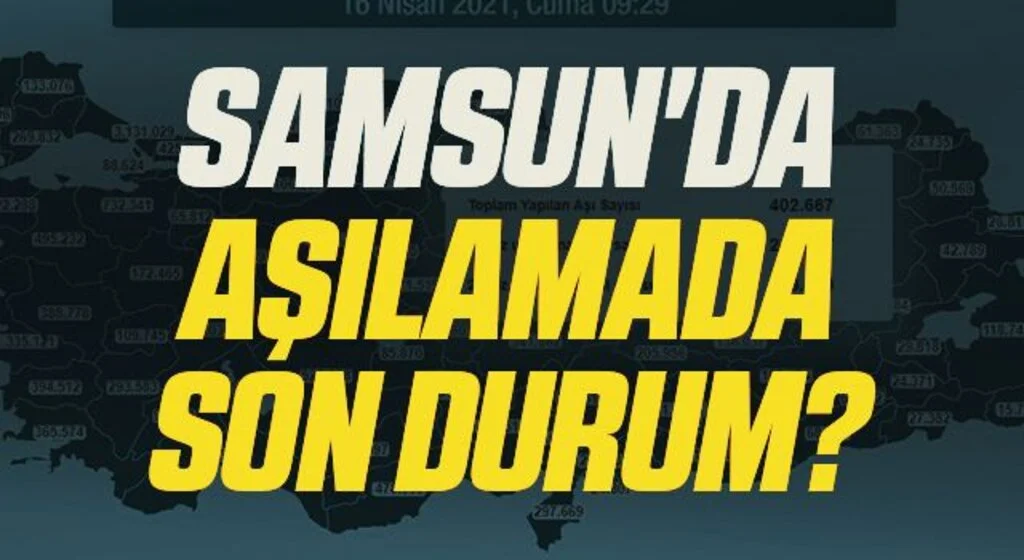 Samsun'da Aşılamada Son Durum?