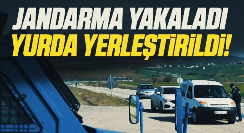 Samsun'da evinde karantinada olması gerekirken jandarmaya yakalanan vatandaş yurda yerleştirildi