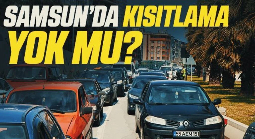 Samsun’da “Kısıtlama yok mu” dedirten görüntüler