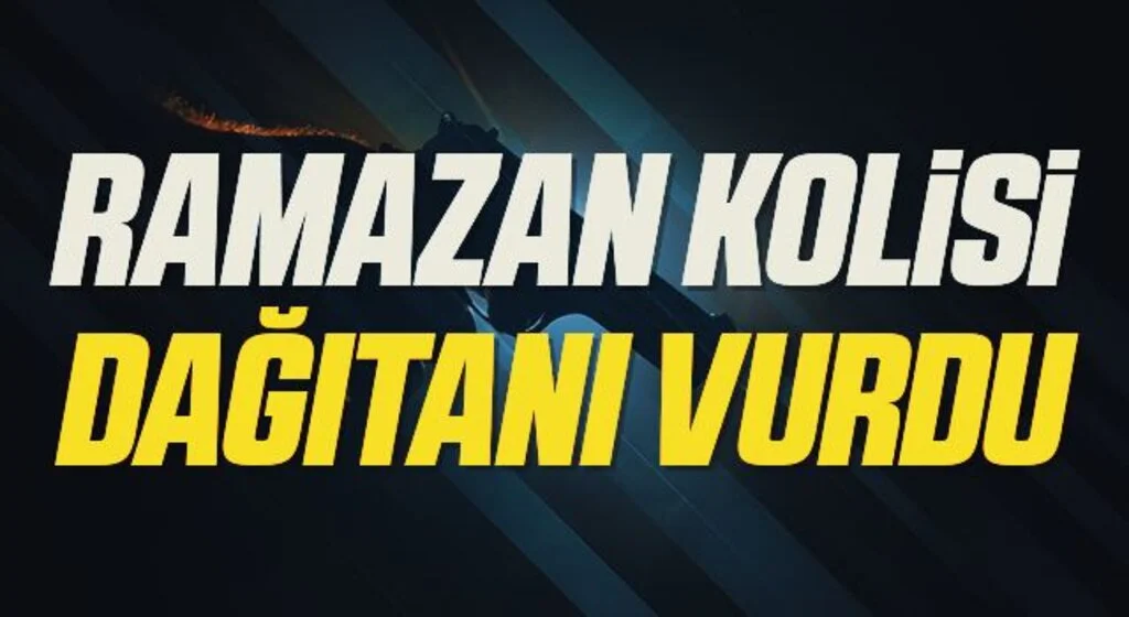 Samsun'da Ramazan kolisi dağıtanı vurdu