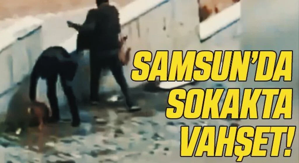 Samsun'da Sokakta Vahşet!