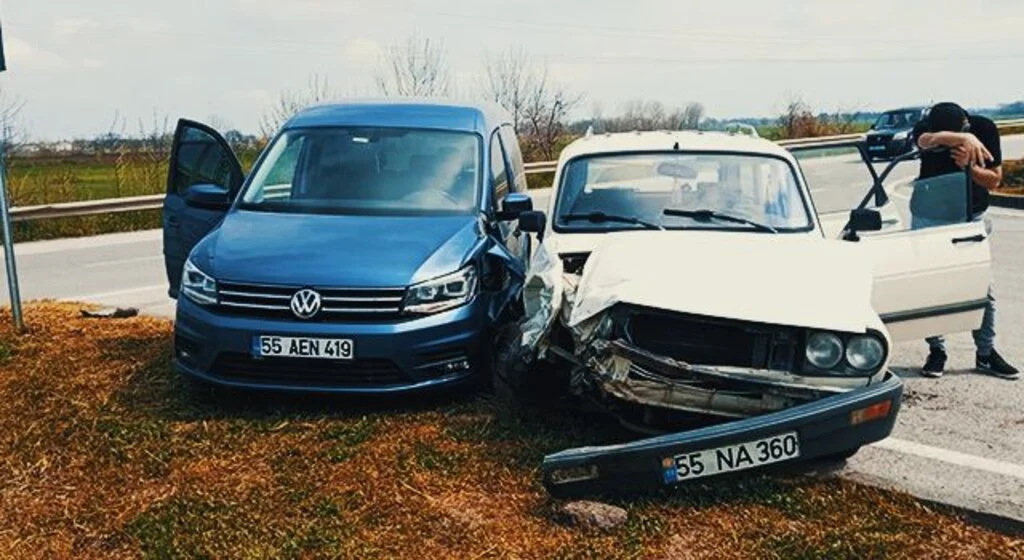 Samsun'da trafik kazası: 1 yaralı