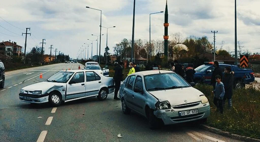 Samsun'da trafik kazası: 1 yaralı