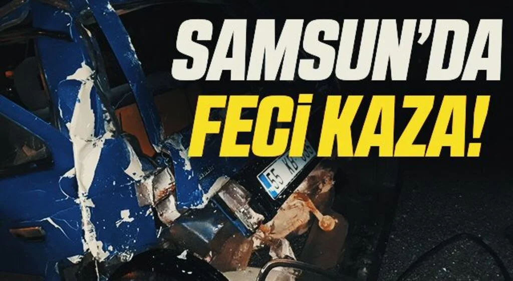 Samsun'da trafik kazası: 2 yaralı