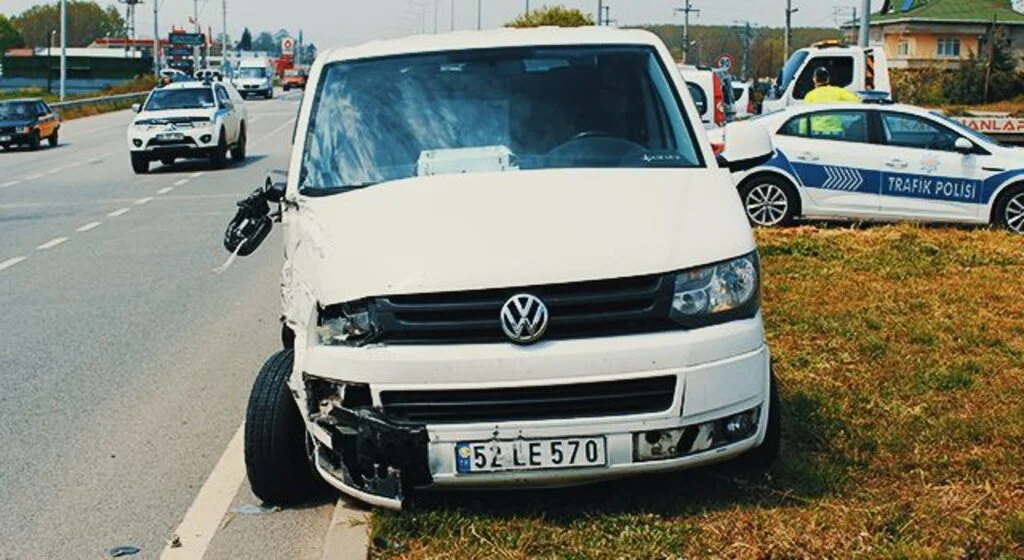 Samsun'da trafik kazası: 2 yaralı