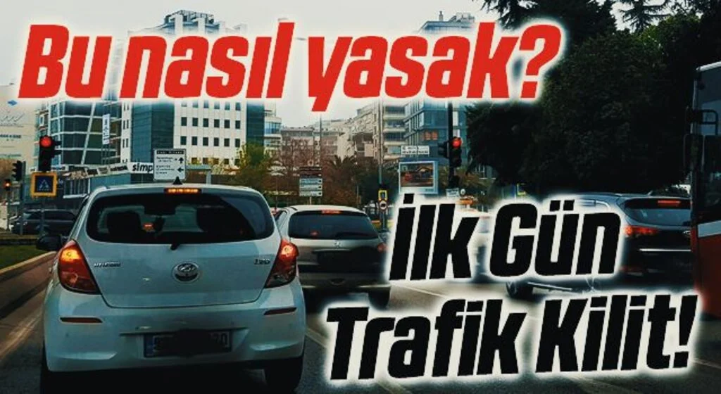 Samsun'da Yasağın İlk Günü Yoğun Trafik!