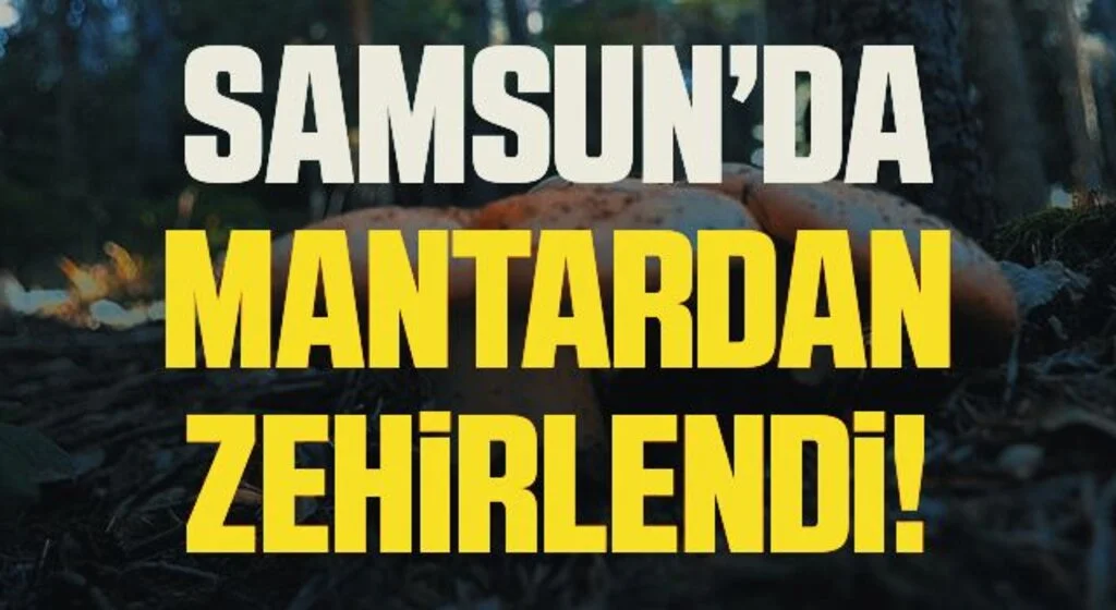 Samsun'da yaşlı kadın mantardan zehirlendi
