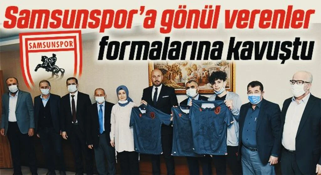 Samsunspor’a gönül verenler formalarına kavuştu