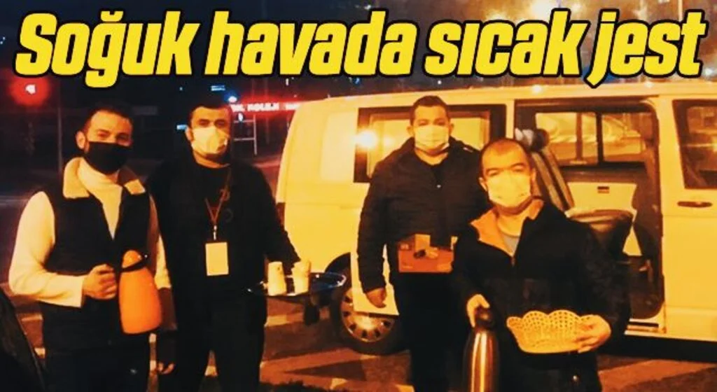 Soğuk havada sıcak jest
